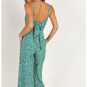 Faithful the Brand, La Playa Green Jumpsuit